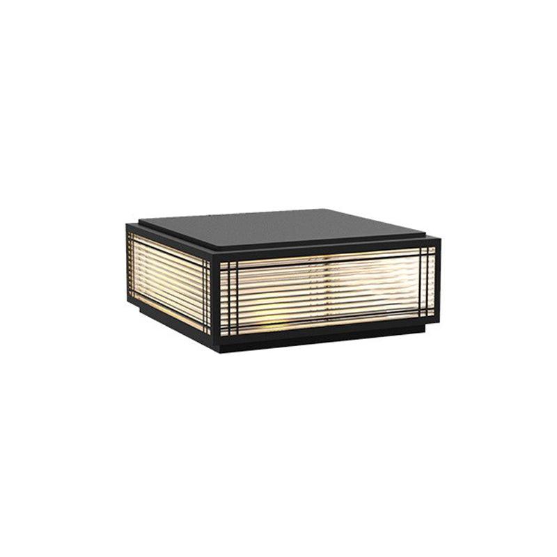 Estavere Metal Solar Outdoor Post Lamp#Power source_Model A: Wired Version#Kelvin range_Warm Light