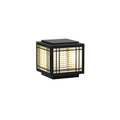 Estavere Metal Solar Outdoor Post Lamp#Size_D 7.9″#Power source_Model A: Wired Version#Kelvin range_Warm Light