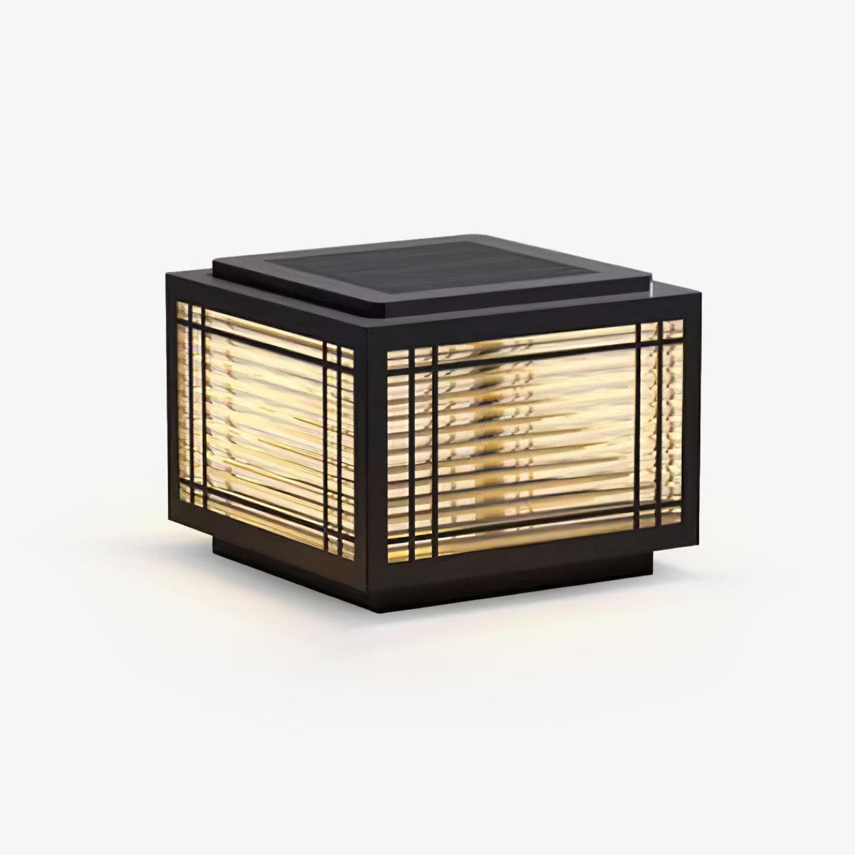 Estavere Metal Solar Outdoor Post Lamp