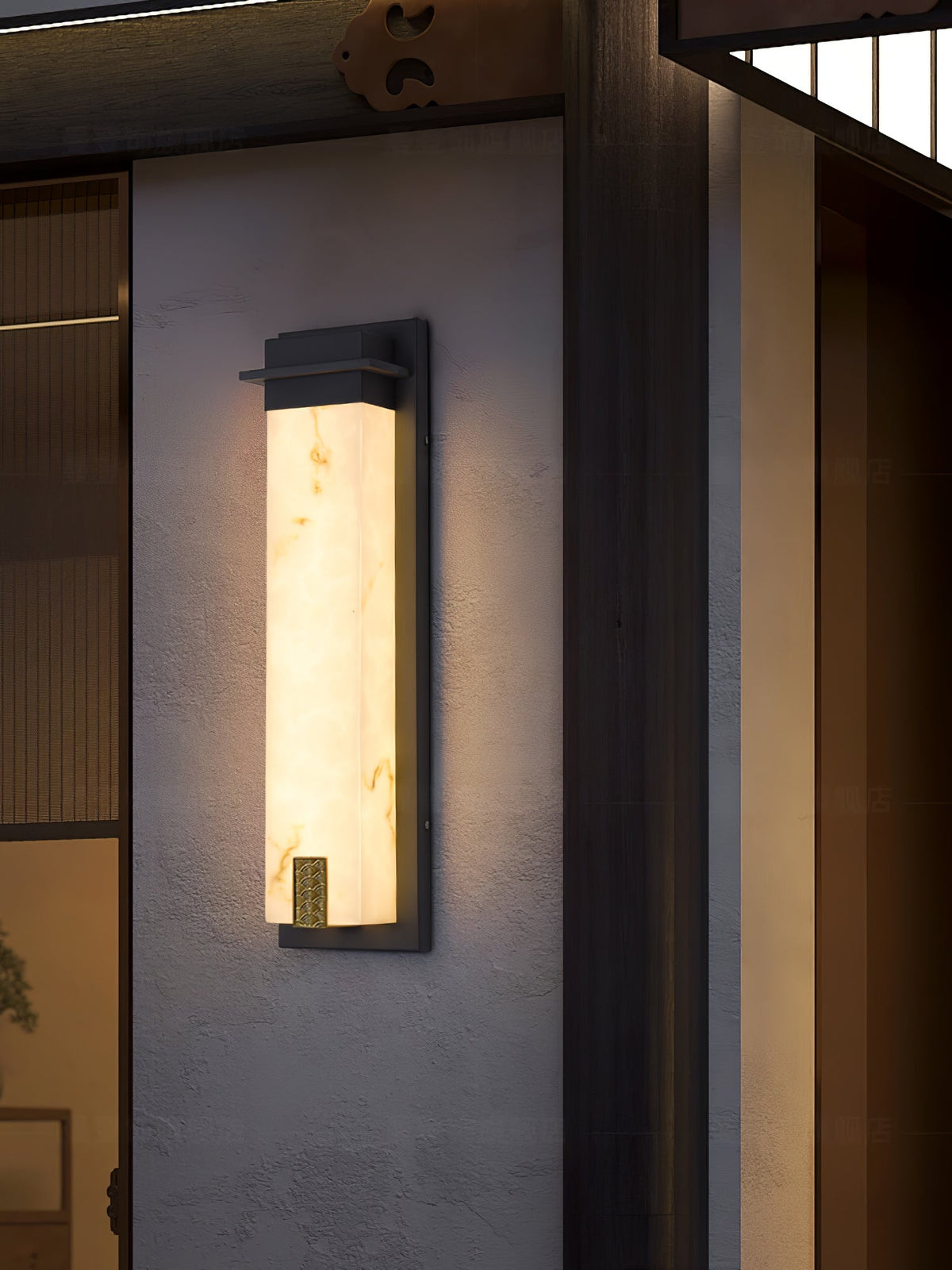 Doralisse Acrylic Outdoor Wall Lamp