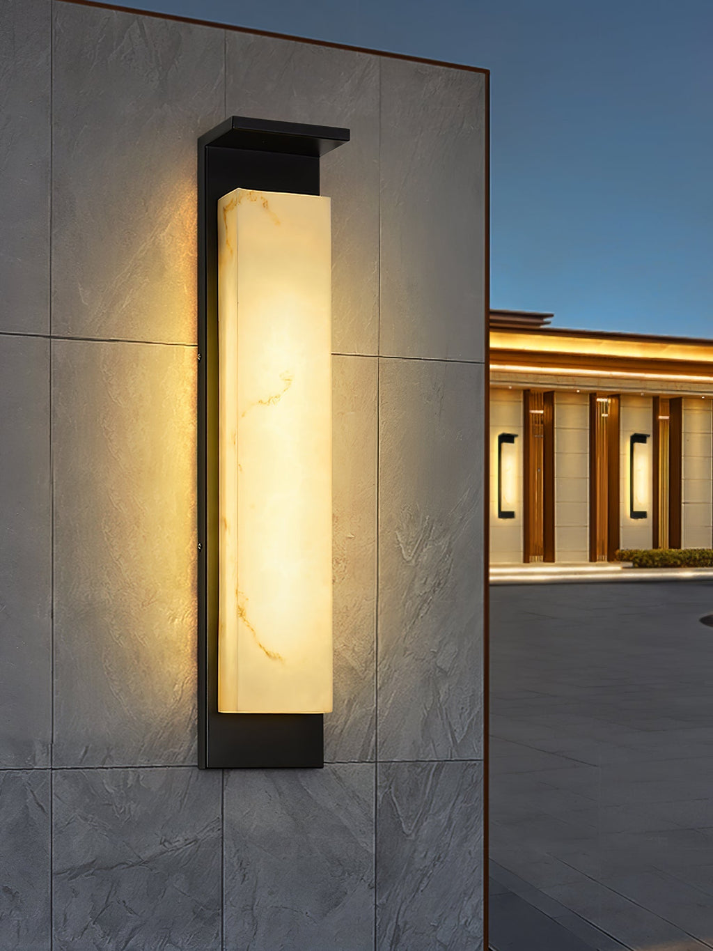 Doralisse Acrylic Outdoor Wall Lamp