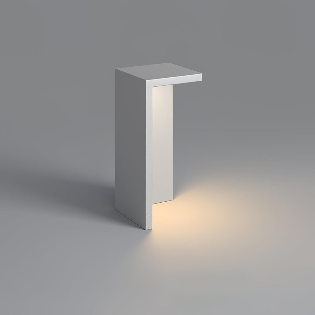 Cindervelle Metal Outdoor Garden Light#Size_D 9.8″ x H 23.6″#Finish_Gray#Kelvin range_Warm Light