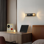 Xavelle Diamond Glass Brass Wall Lamp