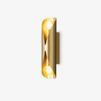 Xavelle Diamond Glass Brass Wall Lamp