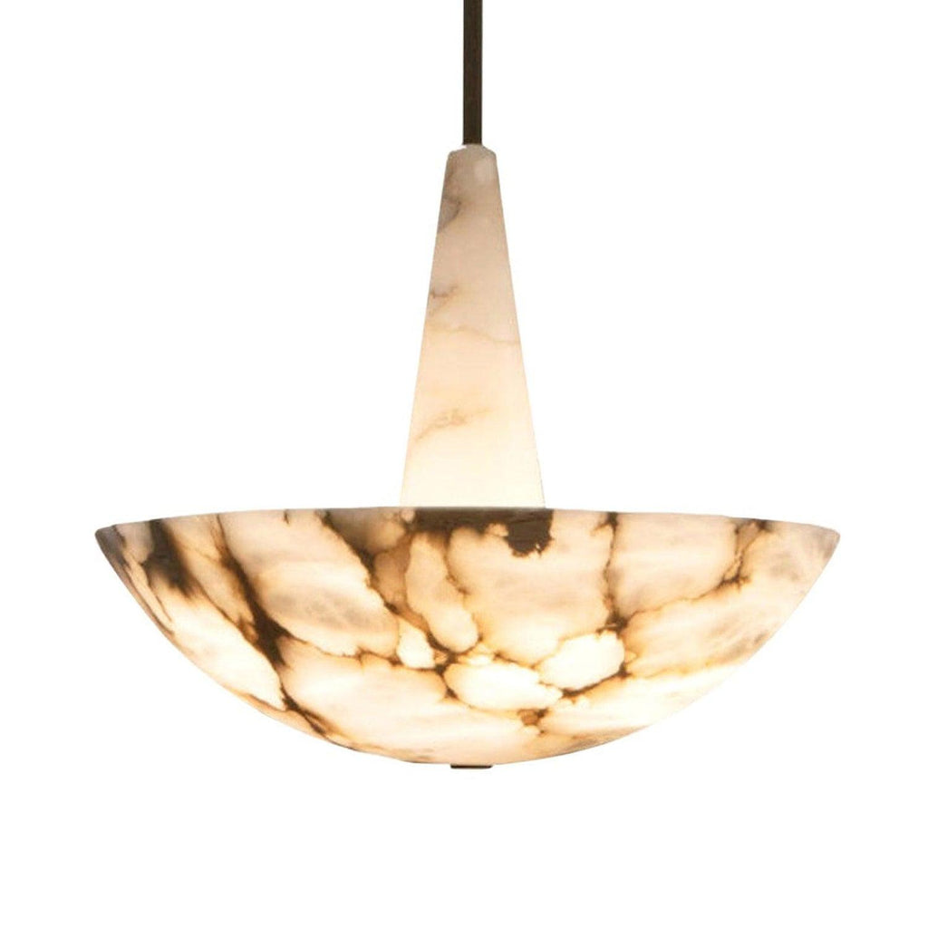 Jovaire Modern Alabaster Chandelier#Finish_White
