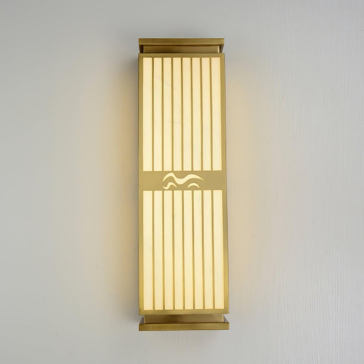 Bellorine Acrylic Outdoor Wall Lamp#Finish_Gold & White