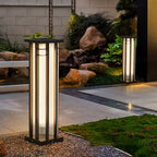 Aurevane Metal Double-Axis Outdoor Post Lamp