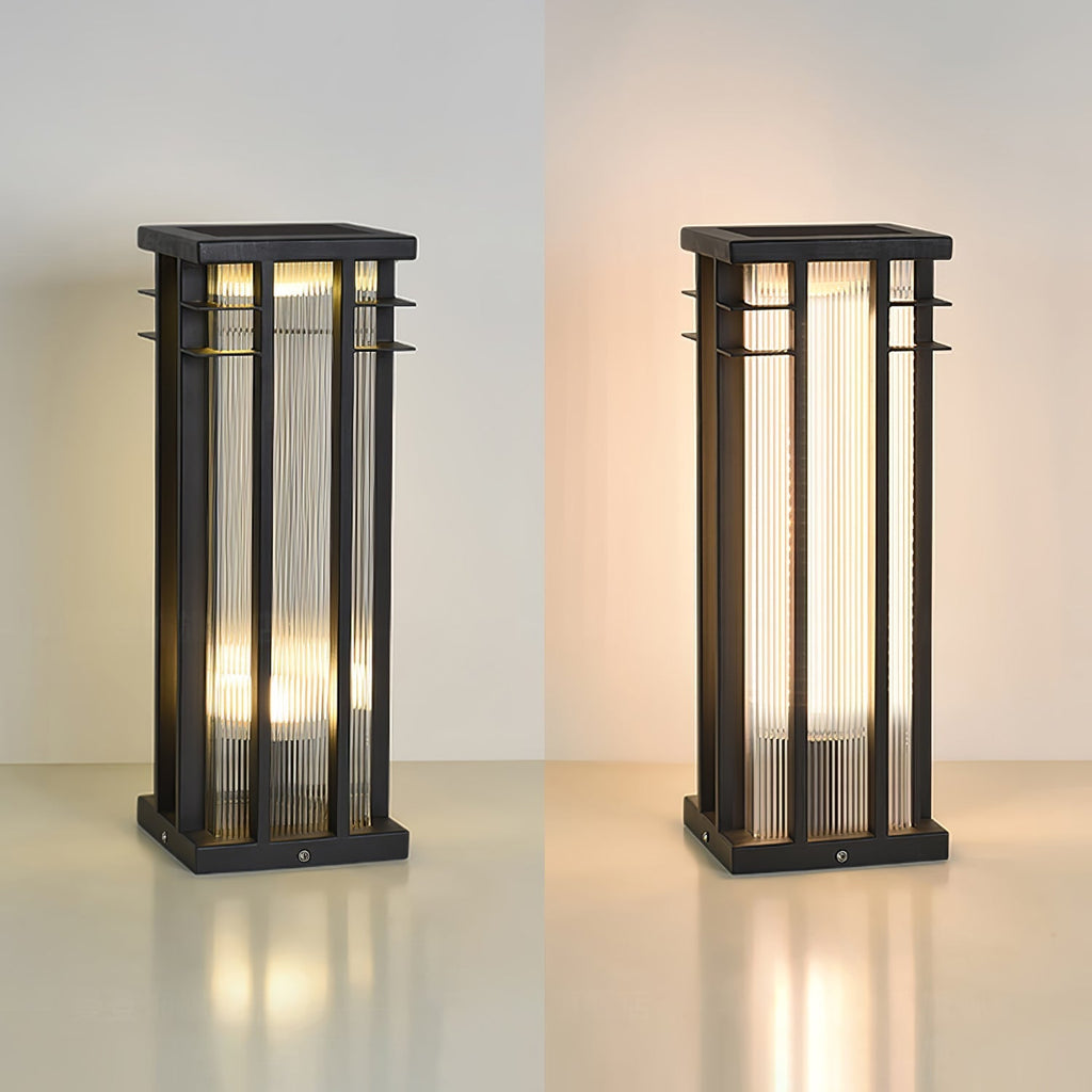 Aurevane Metal Double-Axis Outdoor Post Lamp