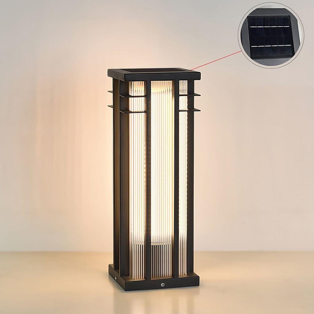 Aurevane Metal Double-Axis Outdoor Post Lamp