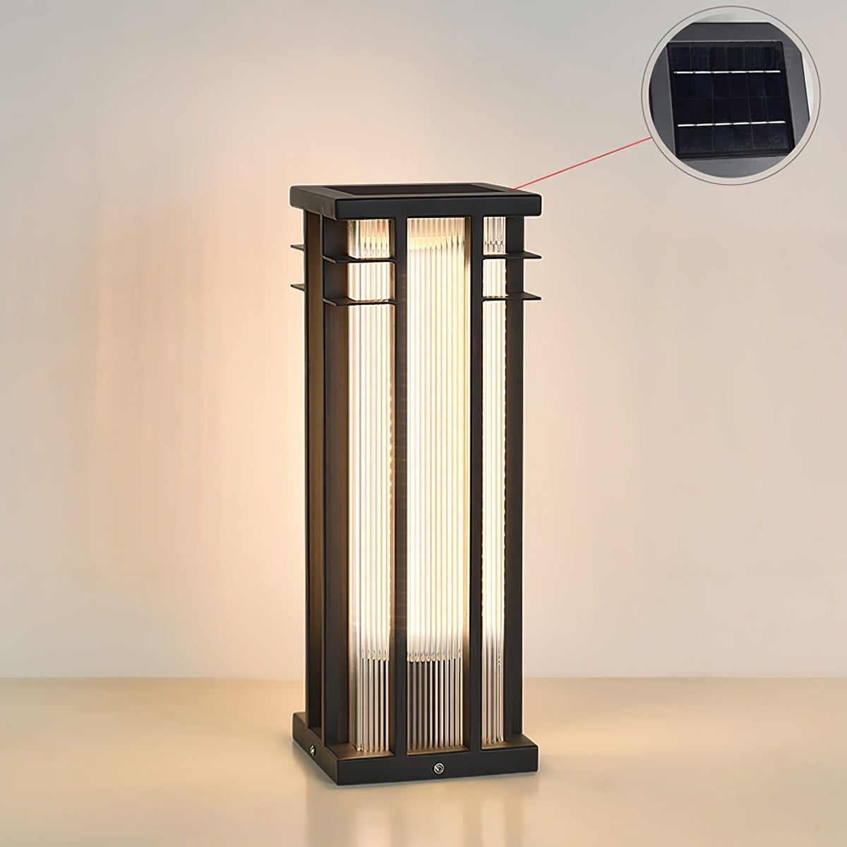 Aurevane Metal Double-Axis Outdoor Post Lamp