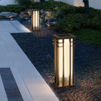 Aurevane Metal Double-Axis Outdoor Post Lamp