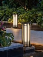 Aurevane Metal Double-Axis Outdoor Post Lamp