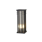 Aurevane Metal Double-Axis Outdoor Post Lamp#Size_17.7″#Power source_Model A: Wired Version#Kelvin range_Warm Light