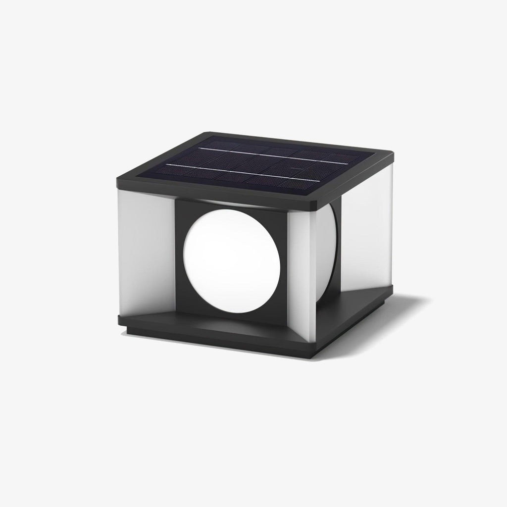 Zevaris Acrylic Cube Outdoor Post Lamp