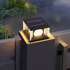 Zevaris Acrylic Cube Outdoor Post Lamp