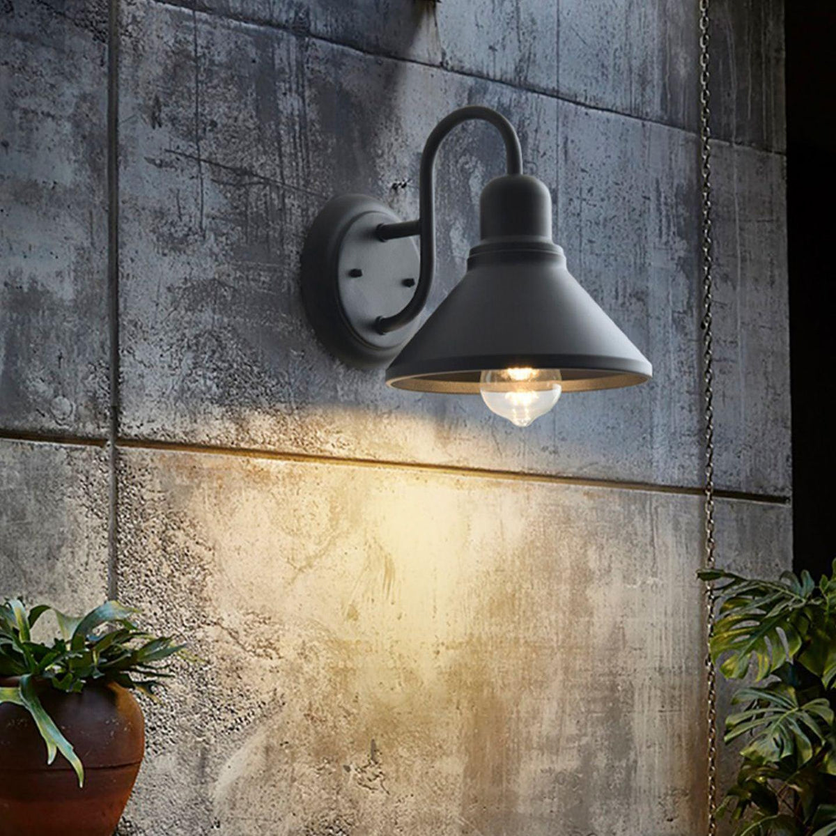 Ysolenne Farmhouse Metal Cage Outdoor Wall Lamp
