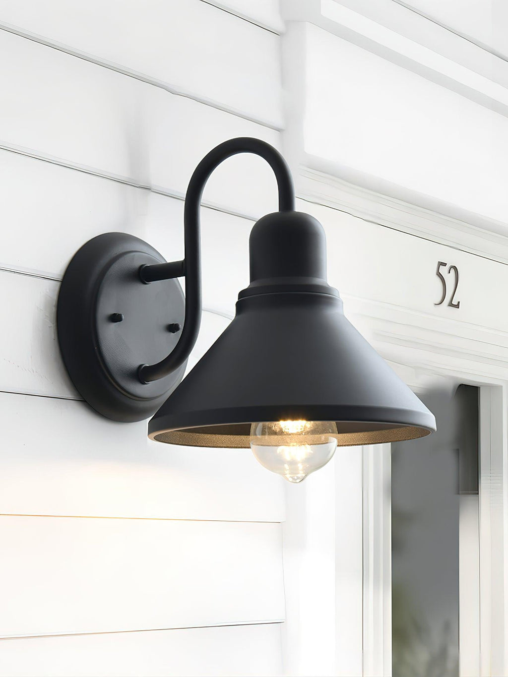 Ysolenne Farmhouse Metal Cage Outdoor Wall Lamp