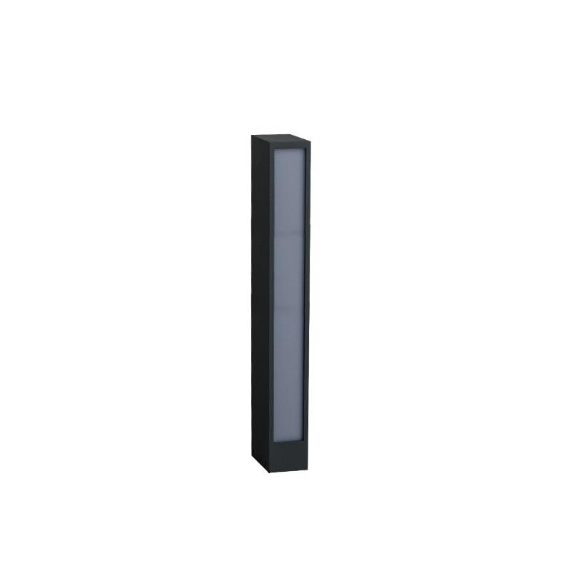Xyravelle Aluminum Outdoor Post Lamp#Size_23.6″#Finish_Black & White