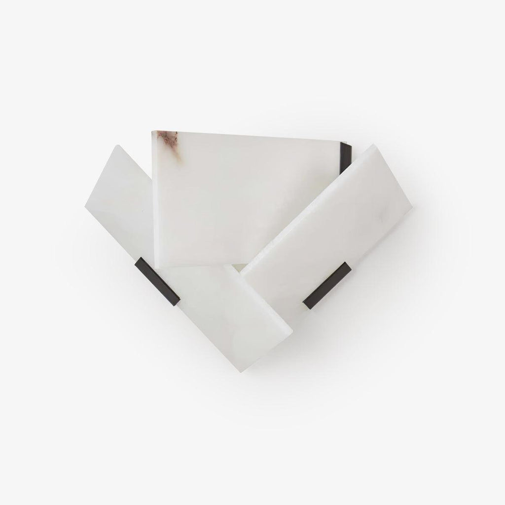 Liorenne Sculptural Alabaster Wall Lamp