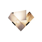 Liorenne Sculptural Alabaster Wall Lamp