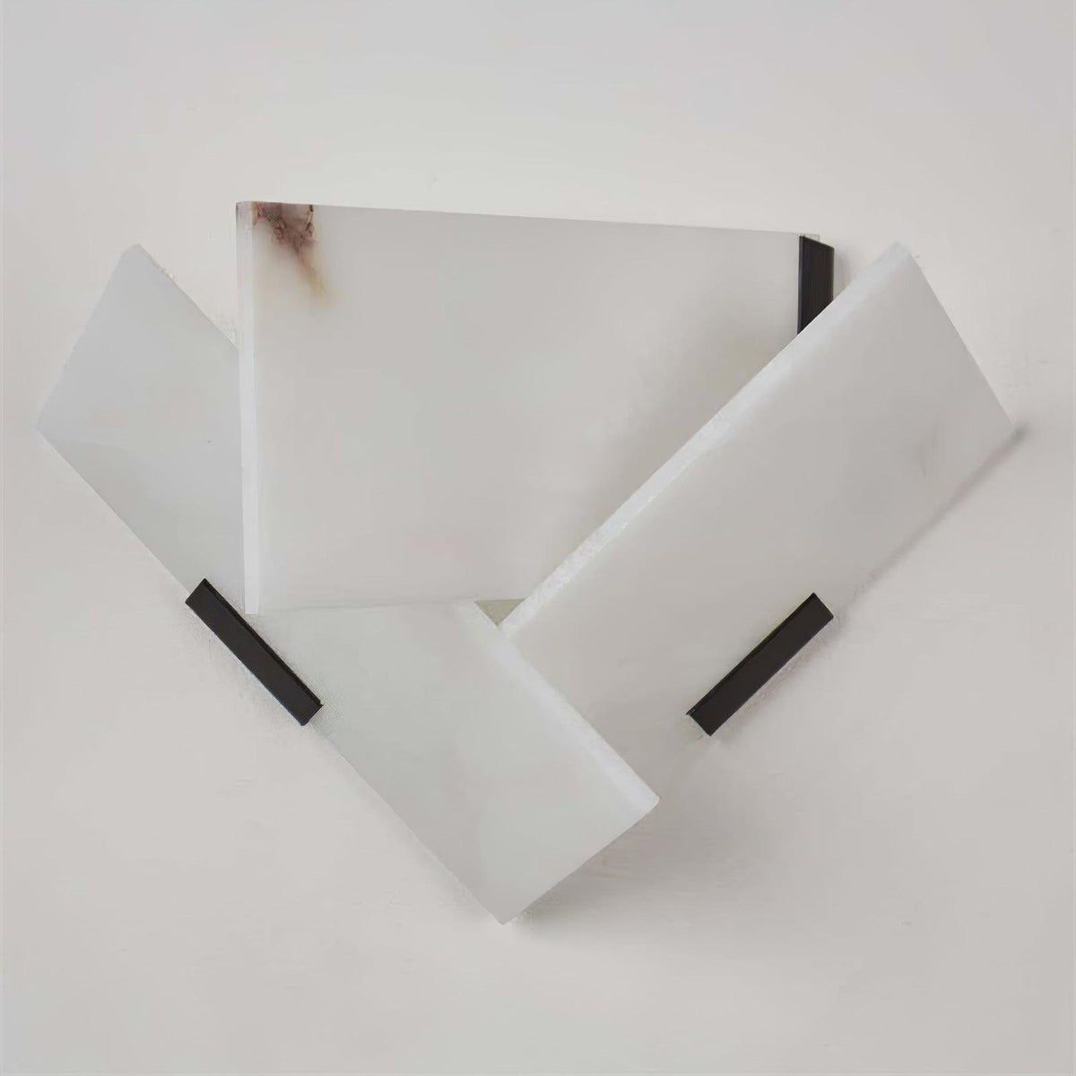 Liorenne Sculptural Alabaster Wall Lamp#Quantity_Single Right