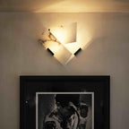 Liorenne Sculptural Alabaster Wall Lamp