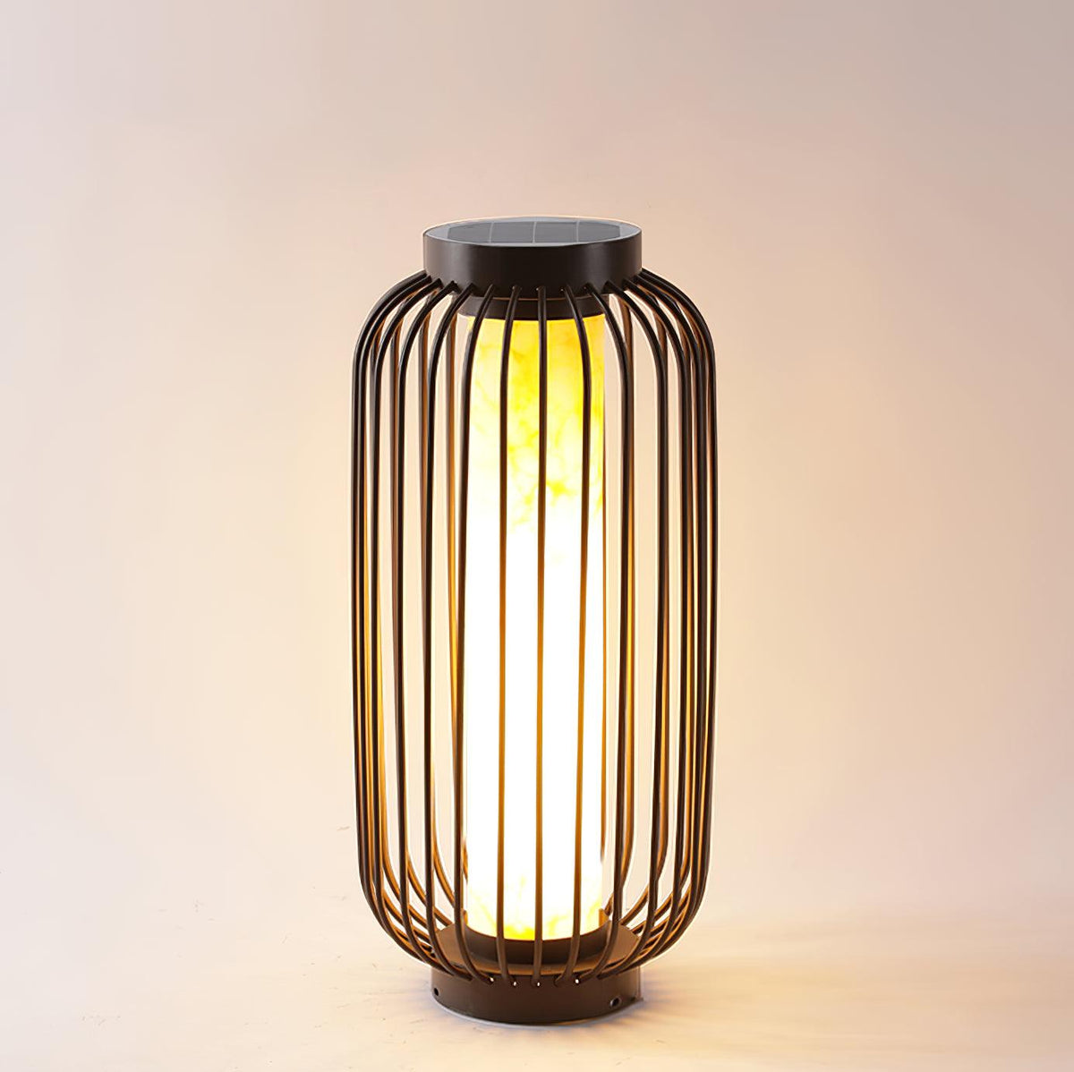 Umbrielle Metal Outdoor Table Lamp#Size_23.6″#Power source_Model B: Solar-Powered Version#Kelvin range_Warm Light