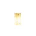 Sylvarin Faux Marble Cube Outdoor Post Lamp#Size_D 5.9″ x H 14.2″#Power source_Model A: Wired Version#Kelvin range_Warm Light