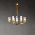 Calvessara Multi-Light Glass Brass Chandelier
