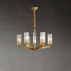 Calvessara Multi-Light Glass Brass Chandelier