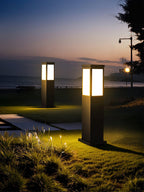Rosavere Metal Acrylic Bollard Outdoor Lamp
