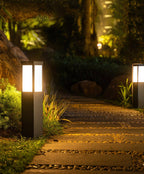 Rosavere Metal Acrylic Bollard Outdoor Lamp