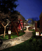 Rosavere Metal Acrylic Bollard Outdoor Lamp