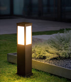 Rosavere Metal Acrylic Bollard Outdoor Lamp