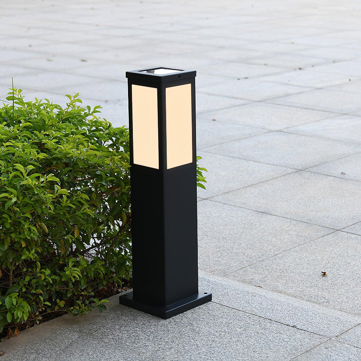 Rosavere Metal Acrylic Bollard Outdoor Lamp