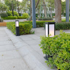 Rosavere Metal Acrylic Bollard Outdoor Lamp