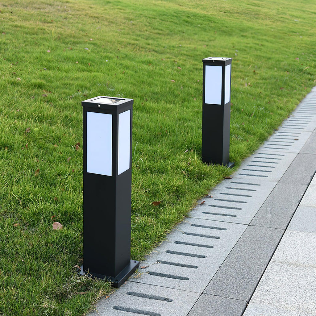 Rosavere Metal Acrylic Bollard Outdoor Lamp