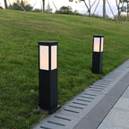 Rosavere Metal Acrylic Bollard Outdoor Lamp