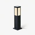 Rosavere Metal Acrylic Bollard Outdoor Lamp#Finish_Black#Kelvin range_Warm Light