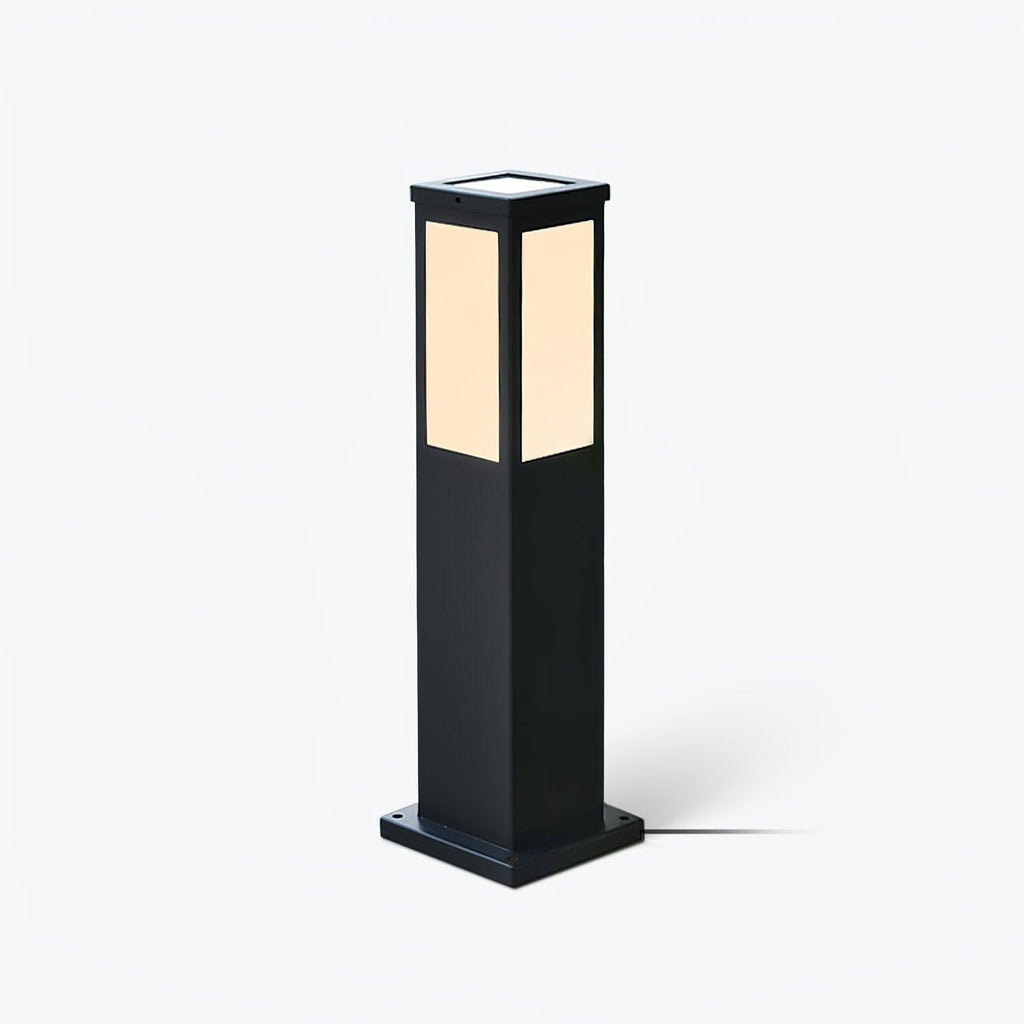 Rosavere Metal Acrylic Bollard Outdoor Lamp