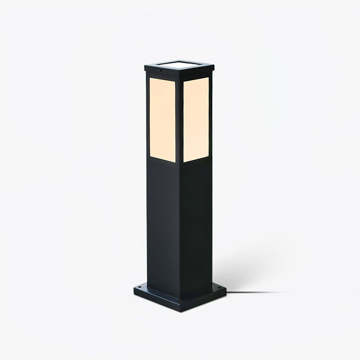 Rosavere Metal Acrylic Bollard Outdoor Lamp