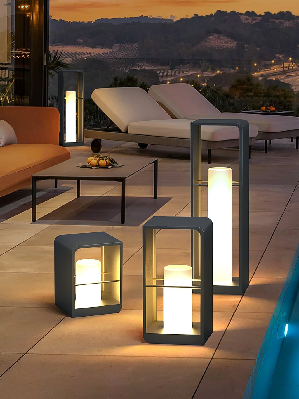 Quillesse Metal Solar Lantern Outdoor Garden Light