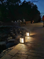 Quillesse Metal Solar Lantern Outdoor Garden Light
