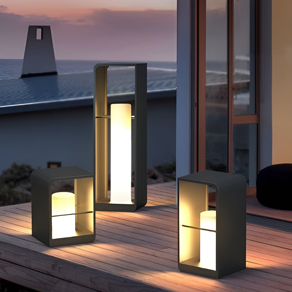 Quillesse Metal Solar Lantern Outdoor Garden Light