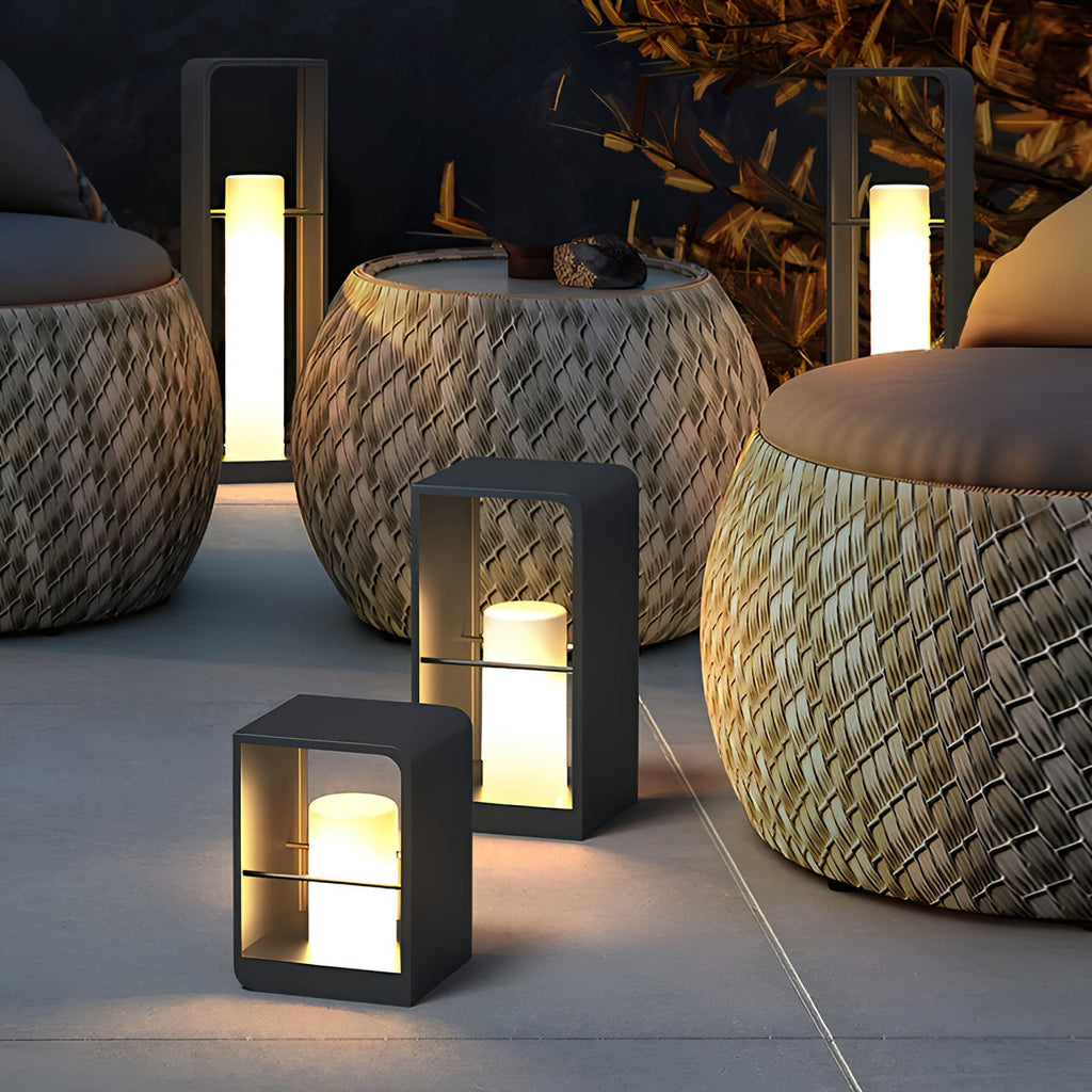 Quillesse Metal Solar Lantern Outdoor Garden Light