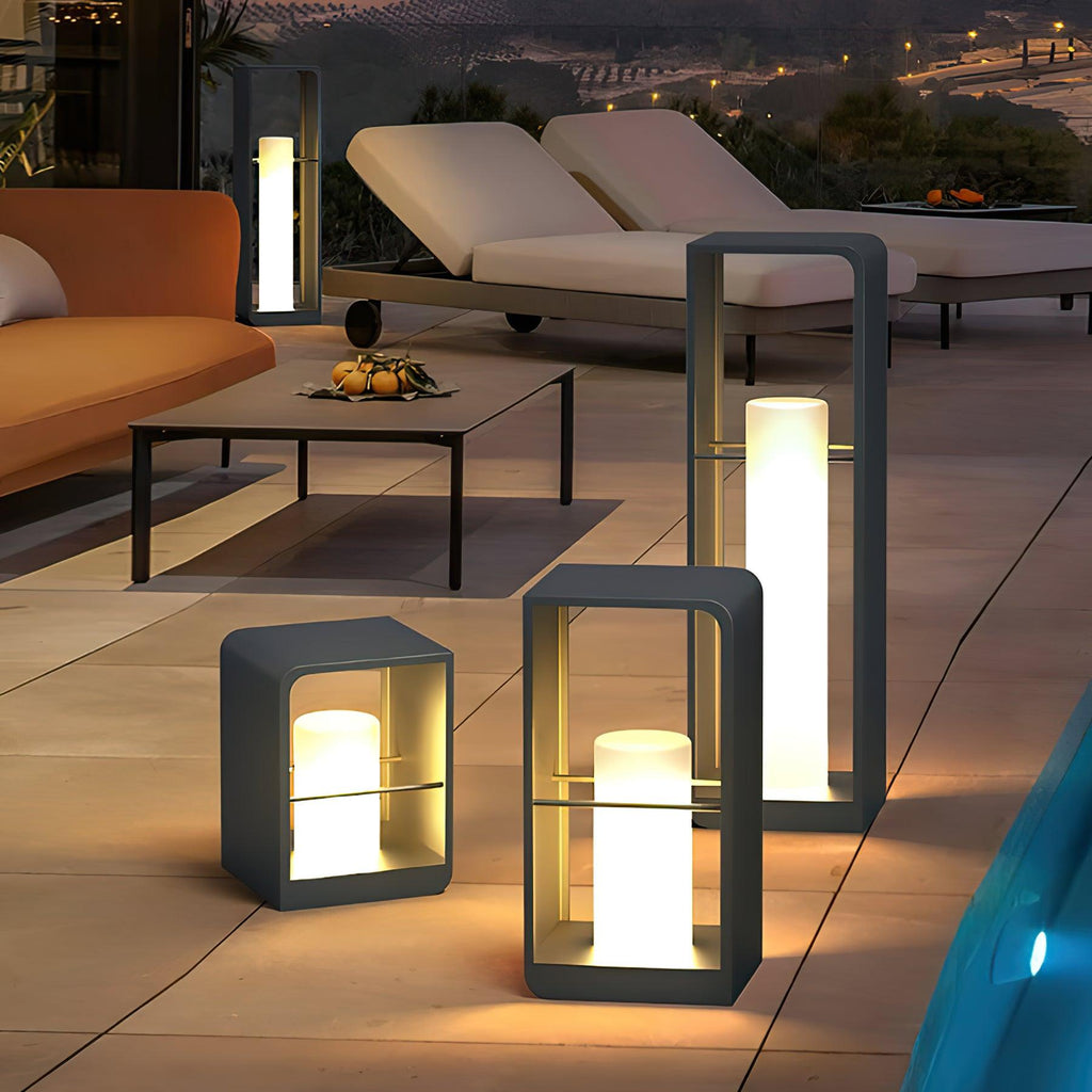 Quillesse Metal Solar Lantern Outdoor Garden Light