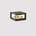 Monavere Acrylic Cube Outdoor Post Lamp#Size_D 9.8″ x H 5.5″#Power source_Model A: Wired Version#Kelvin range_Warm Light
