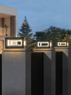 Monavere Acrylic Cube Outdoor Post Lamp