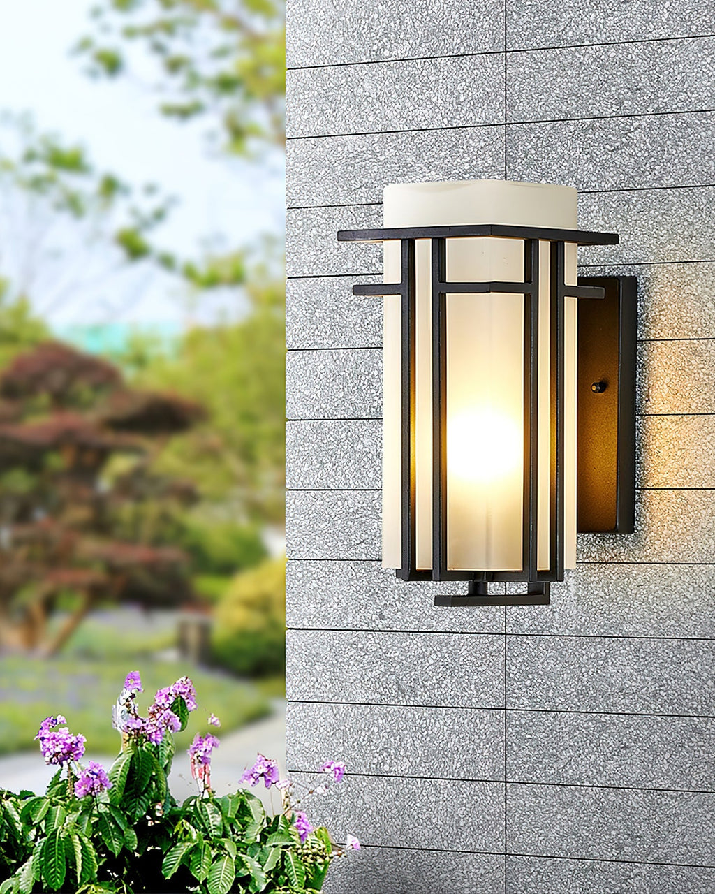 Lysavelle Vintage Iron Outdoor Wall Lamp