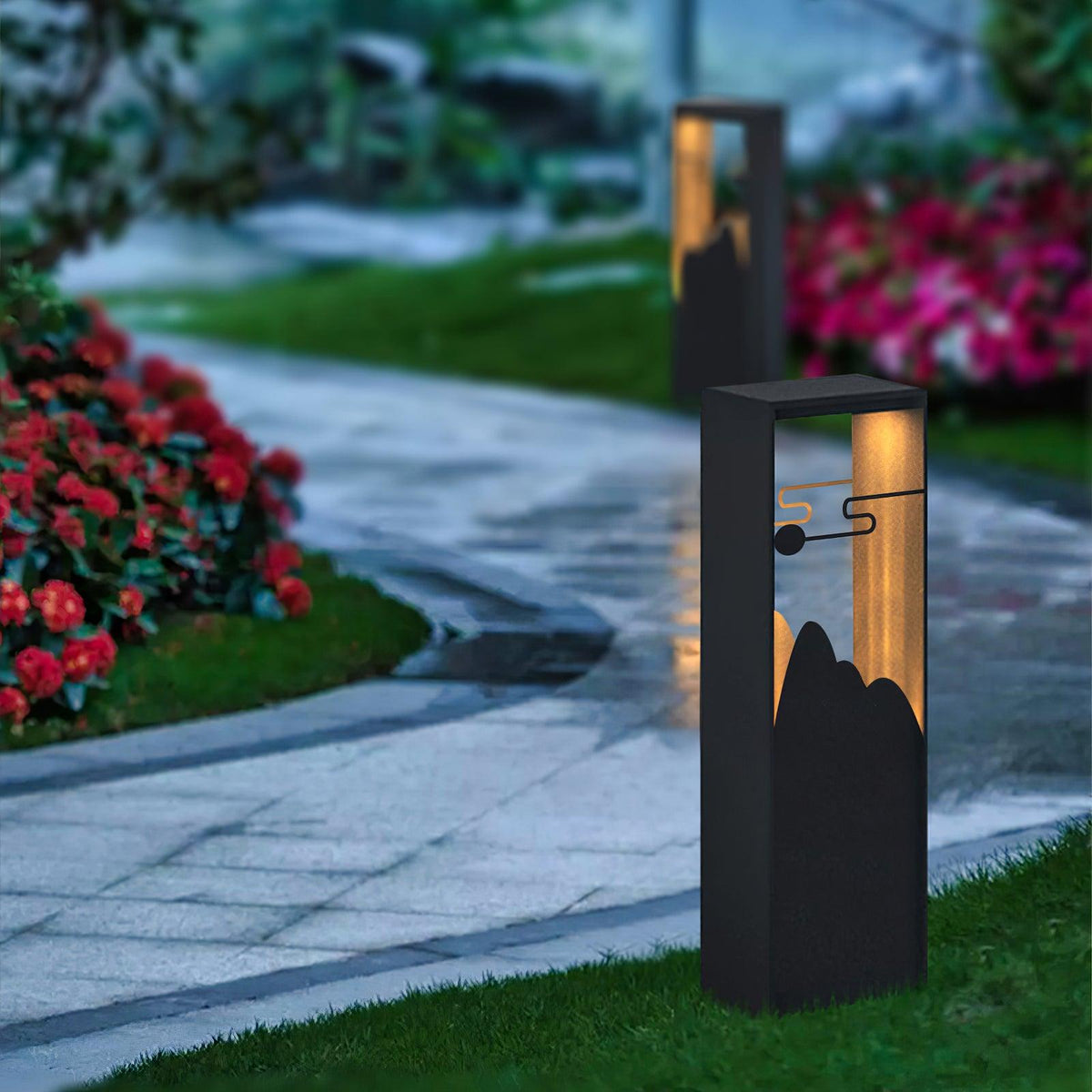 Koralune Acrylic Solar Outdoor Garden Light